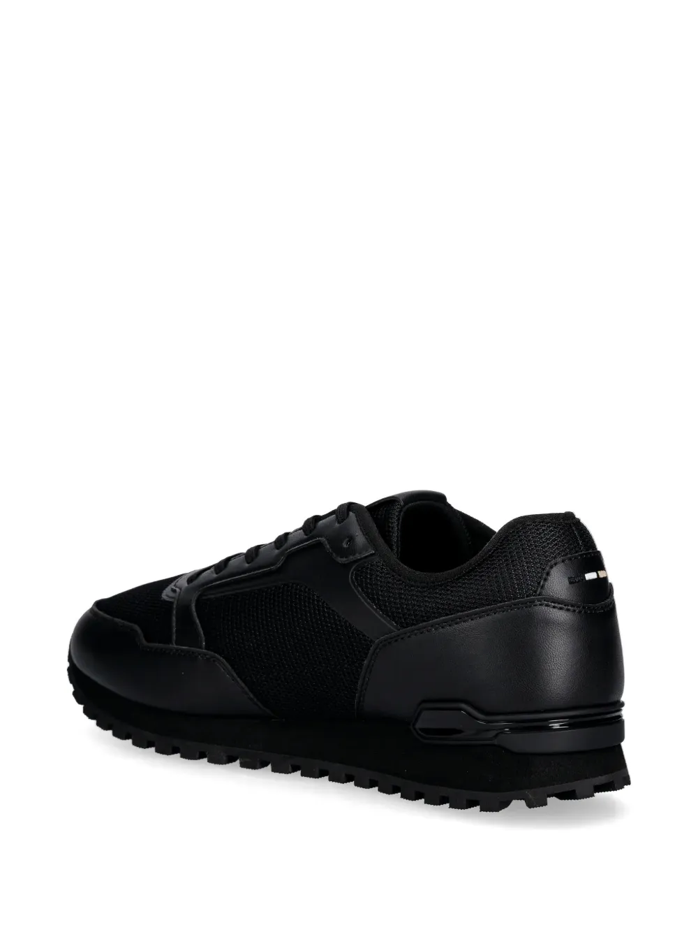 BOSS Sneakers met logo Zwart