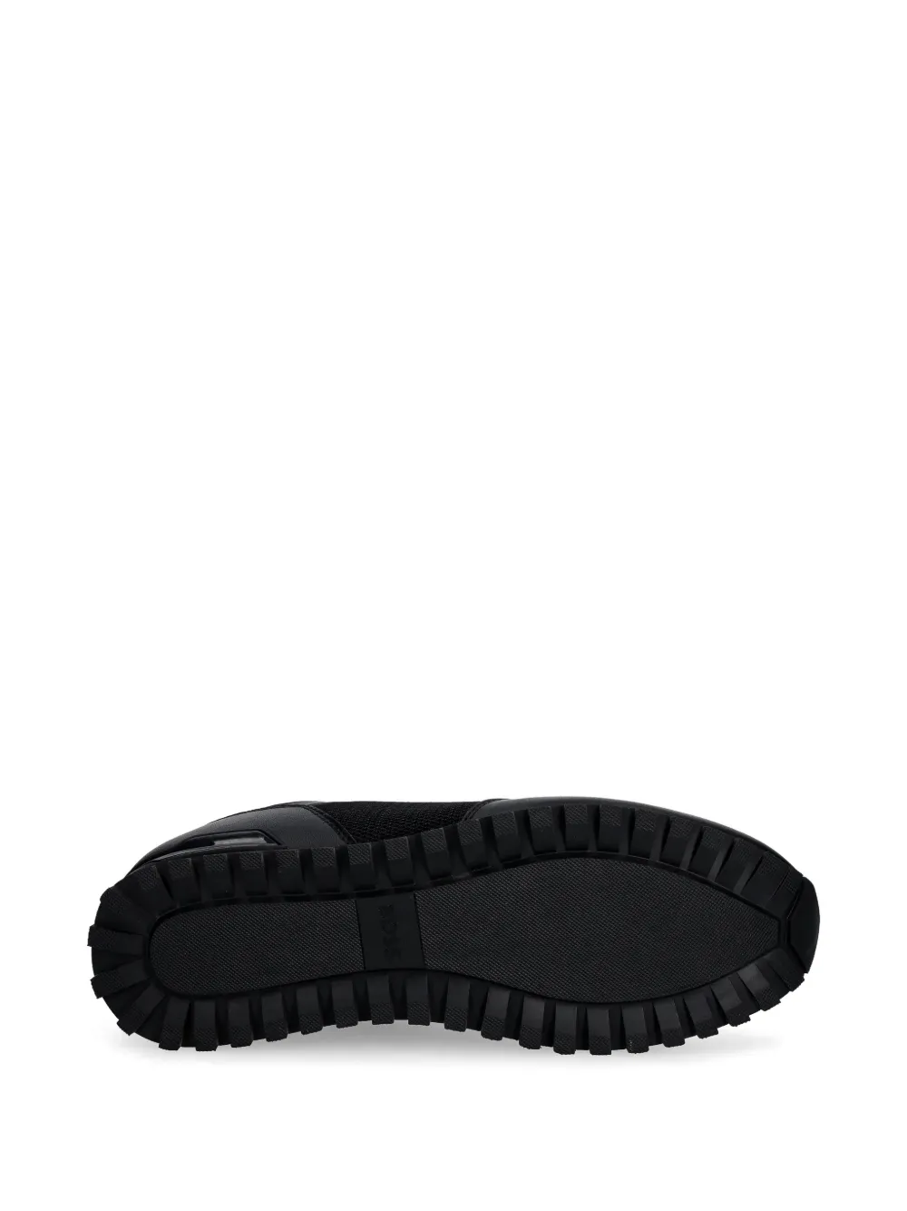 BOSS Sneakers met logo Zwart