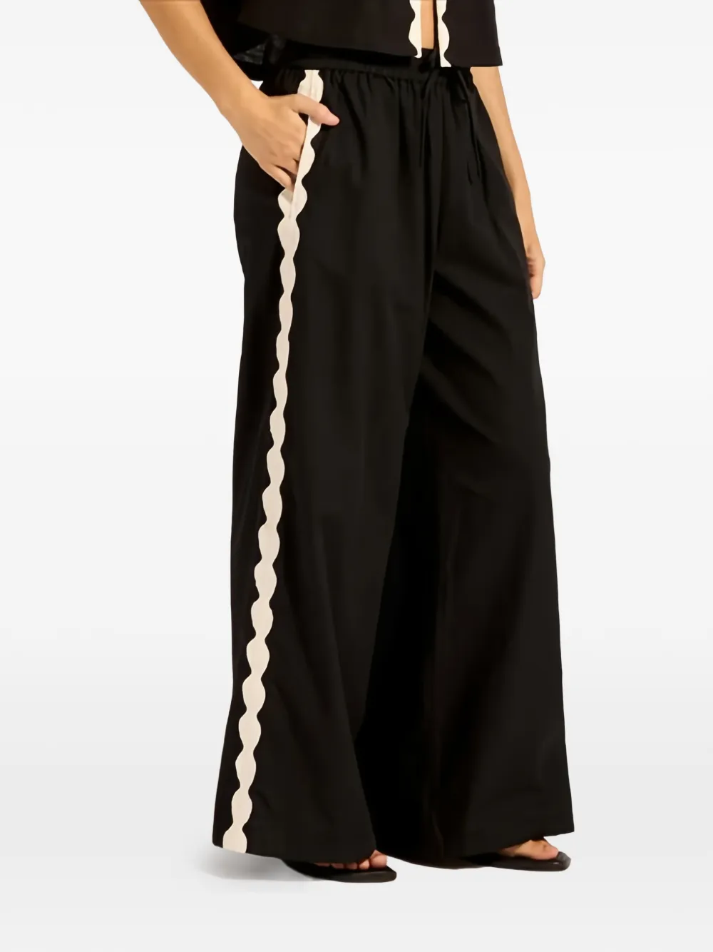 Seafolly wide leg palazzo pants - Nero