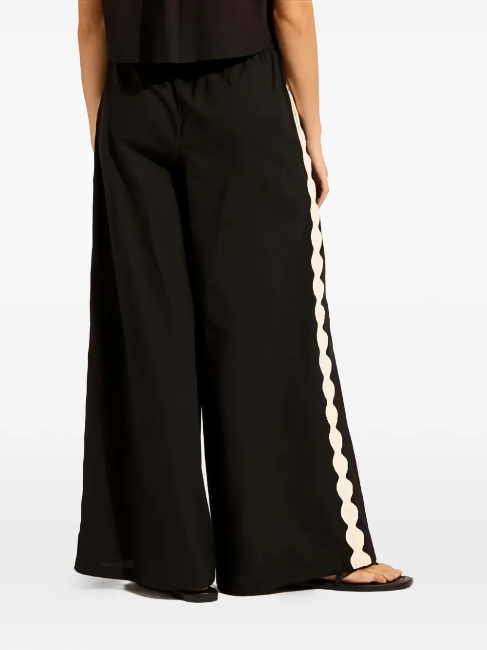  Seafolly Wide Leg Palazzo Pants - Black 