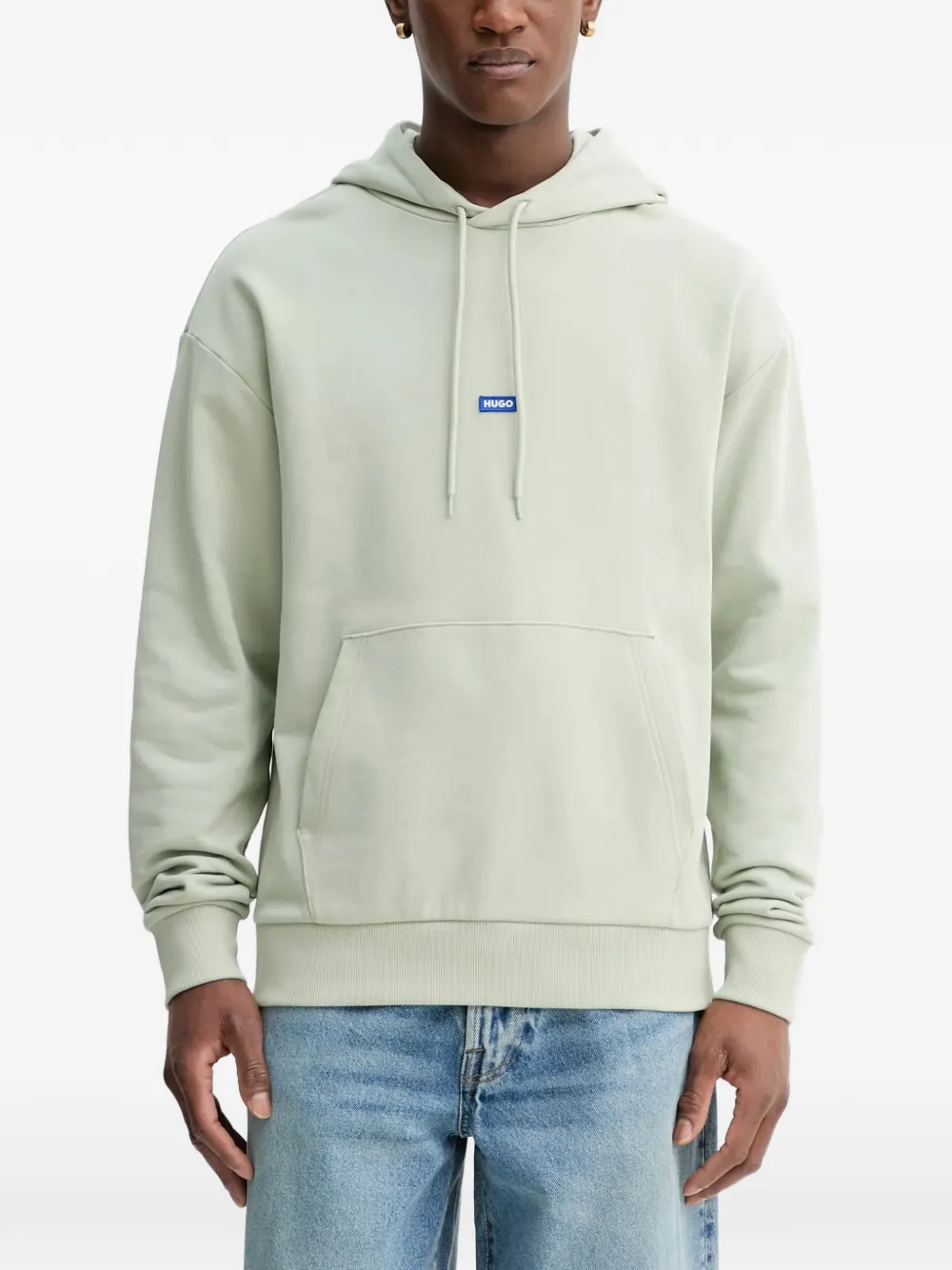 HUGO Nalonso logo hoodie - Verde