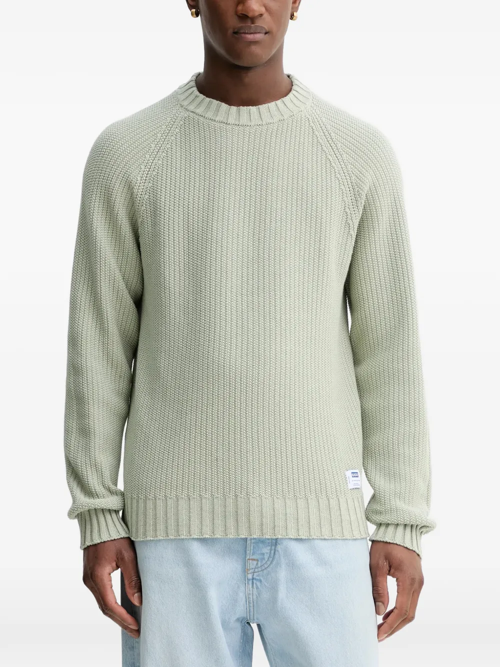 HUGO Sonnee crew-neck sweater - Grün