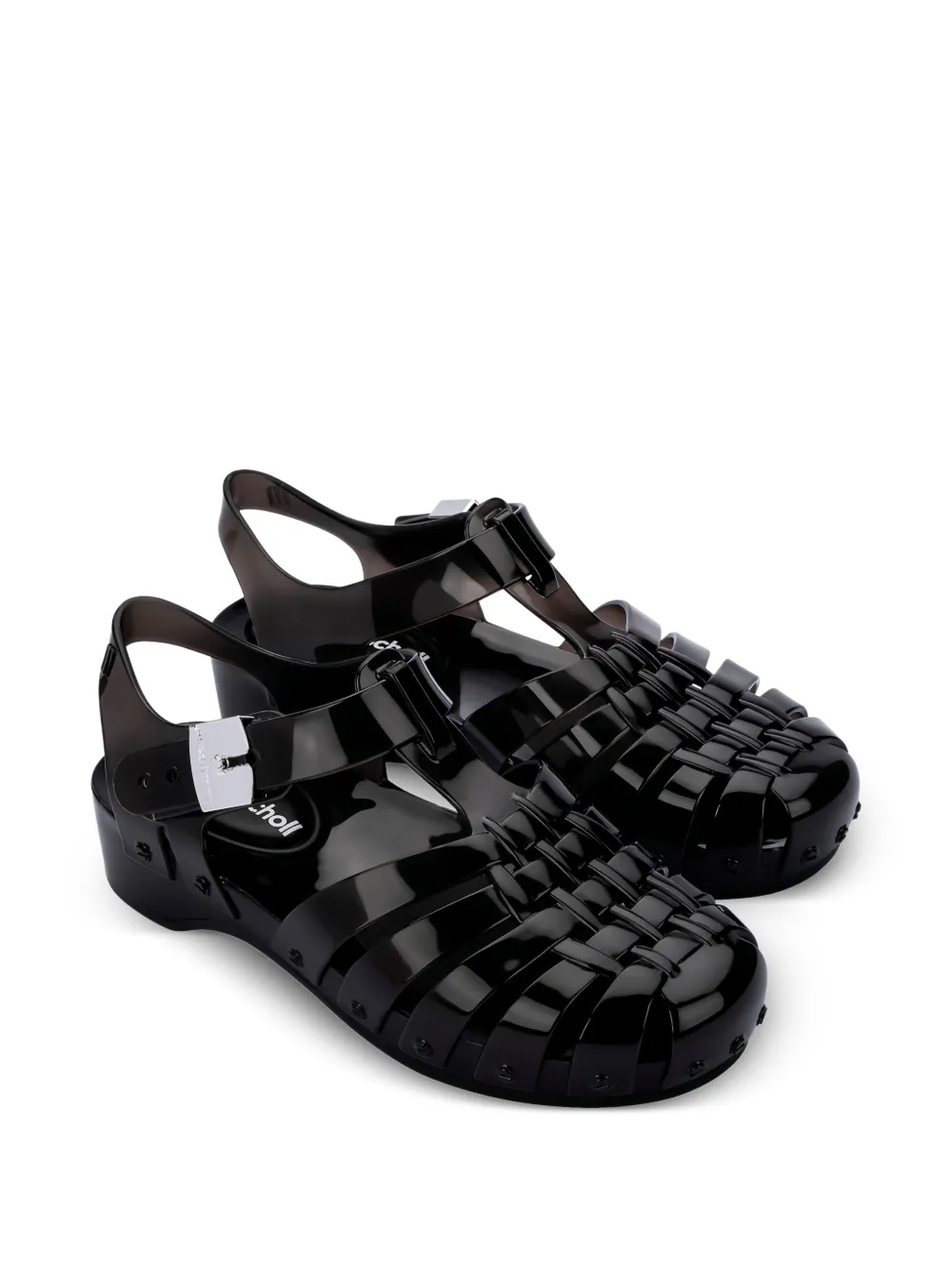 Melissa x Sholl Possession sandalen met percura hak Zwart