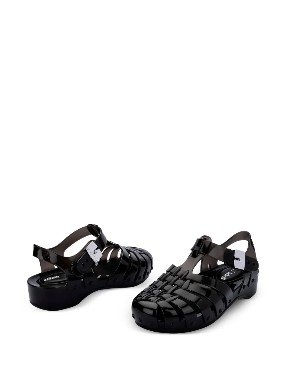 Melissa x Sholl Possession sandalen met percura hak Zwart