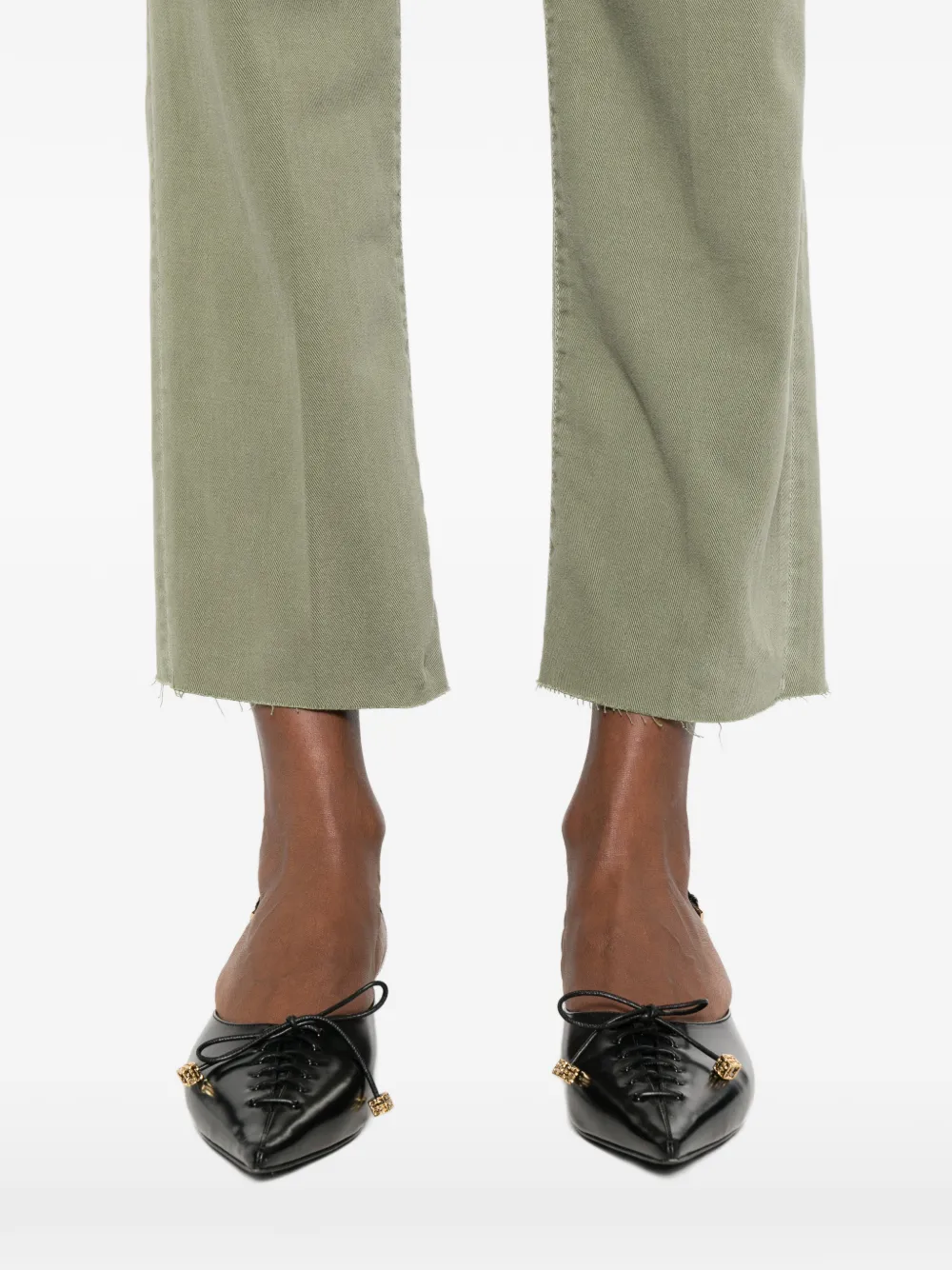 7 For All Mankind Calie straight jeans Groen