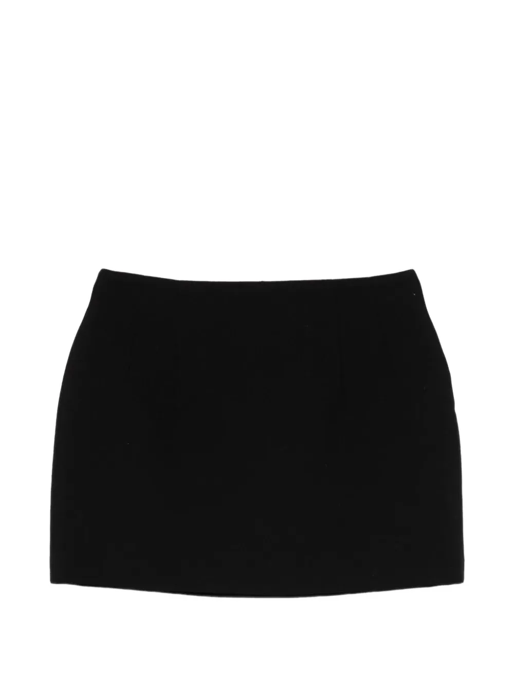 WARDROBE.NYC concealed-zip mini skirt - Schwarz