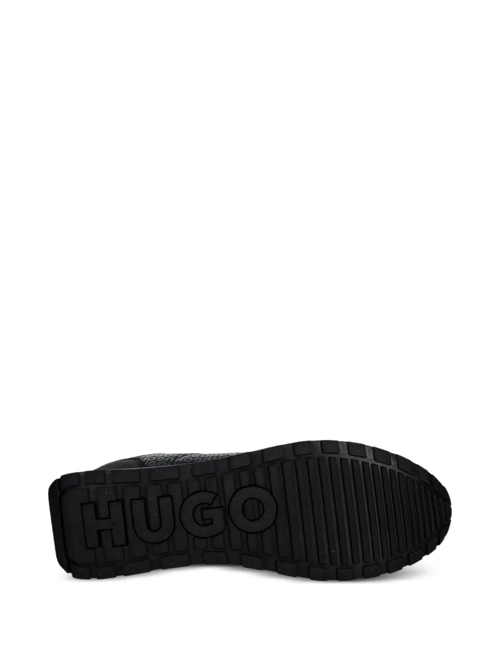 HUGO Sneakers met logoprint Zwart