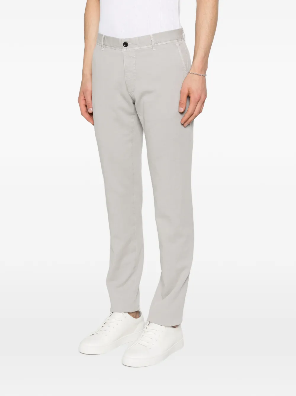 Incotex Broek met knopen Grijs