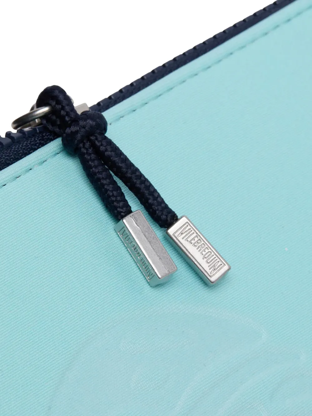 Vilebrequin Turtle clutch met rits Blauw