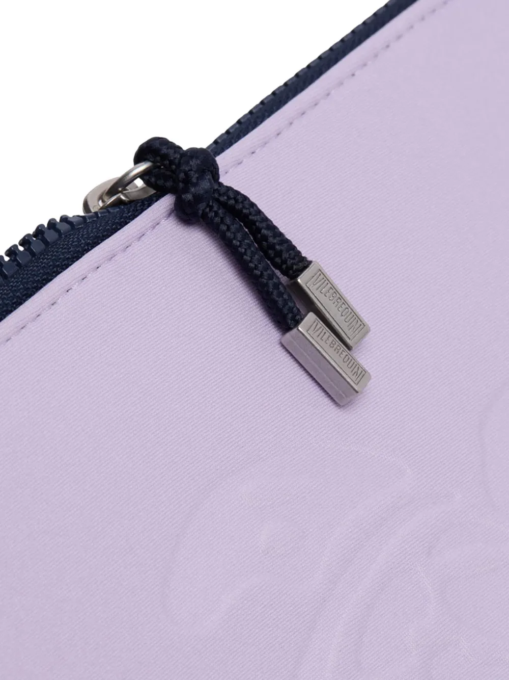  Vilebrequin Turtle Embossed Clutch - Purple 
