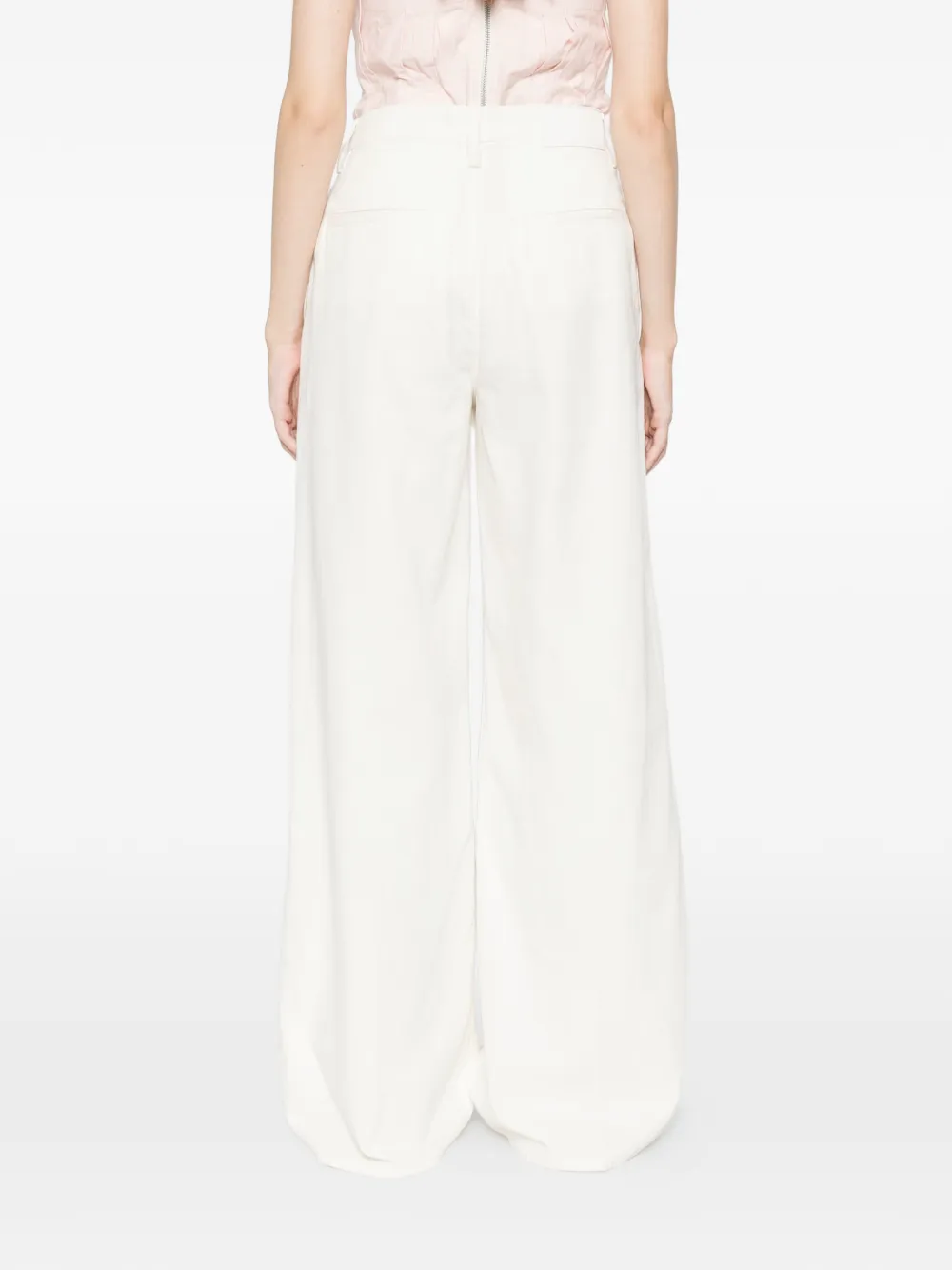 7 For All Mankind Jeans met wijde pijpen Wit