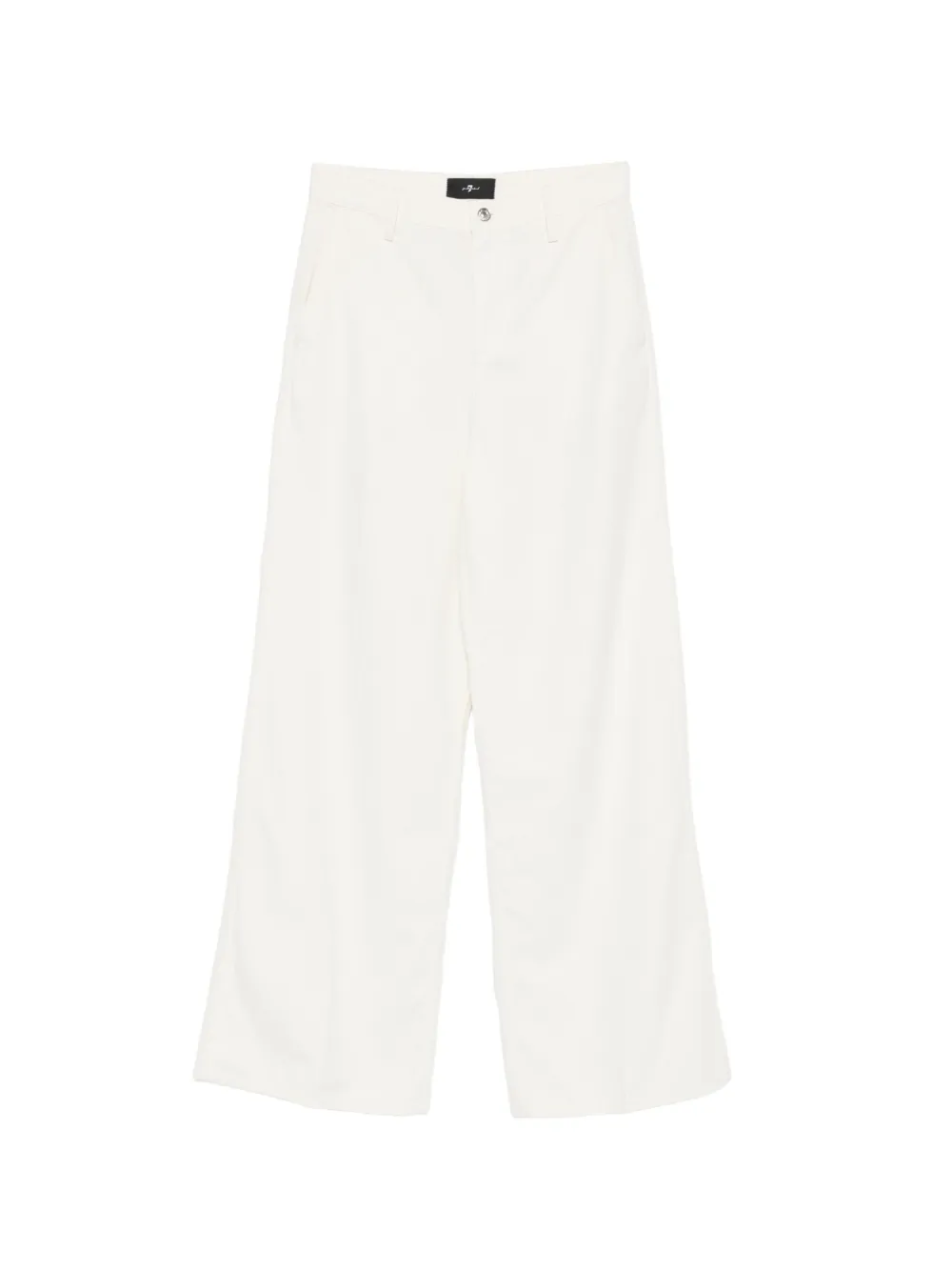 7 For All Mankind wide-leg jeans - Bianco