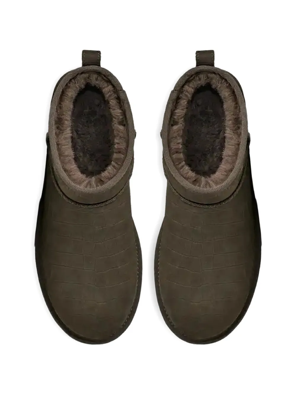 UGG Leren laarzen met reliëf Bruin