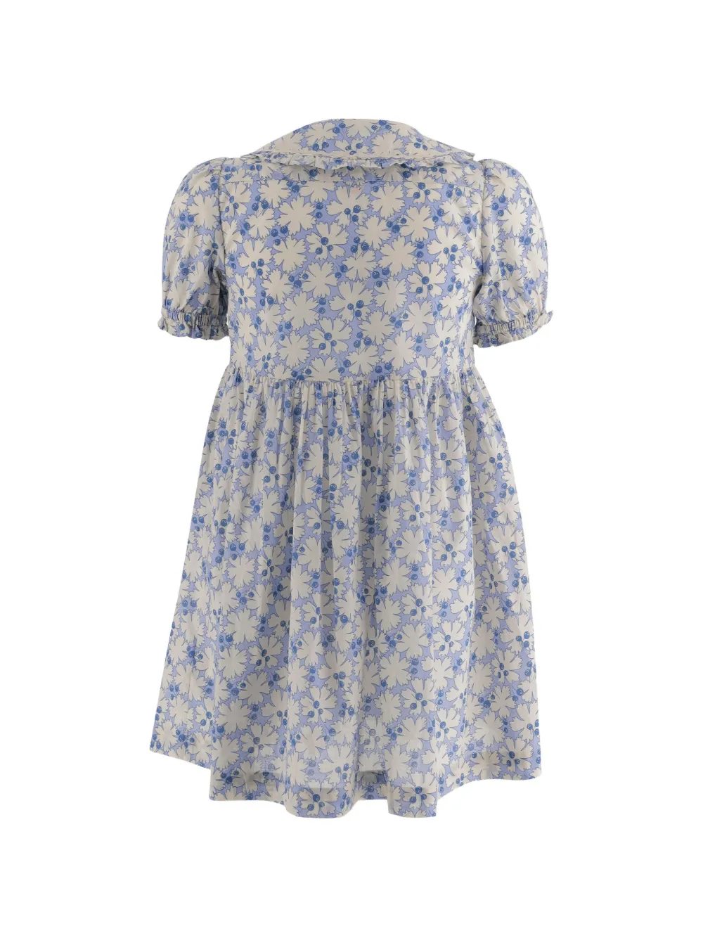 POLO RALPH LAUREN KIDS Jurk met bloemenprint en kraag Beige