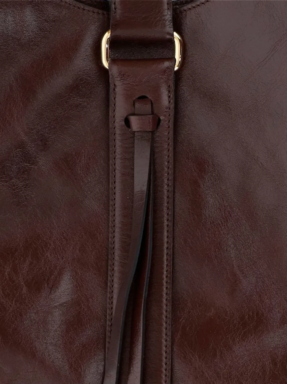  Radica Studio Sunset Leather Shoulder Bag - Brown 