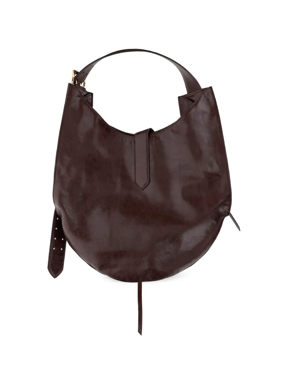  Radica Studio Sunset Leather Shoulder Bag - Brown 
