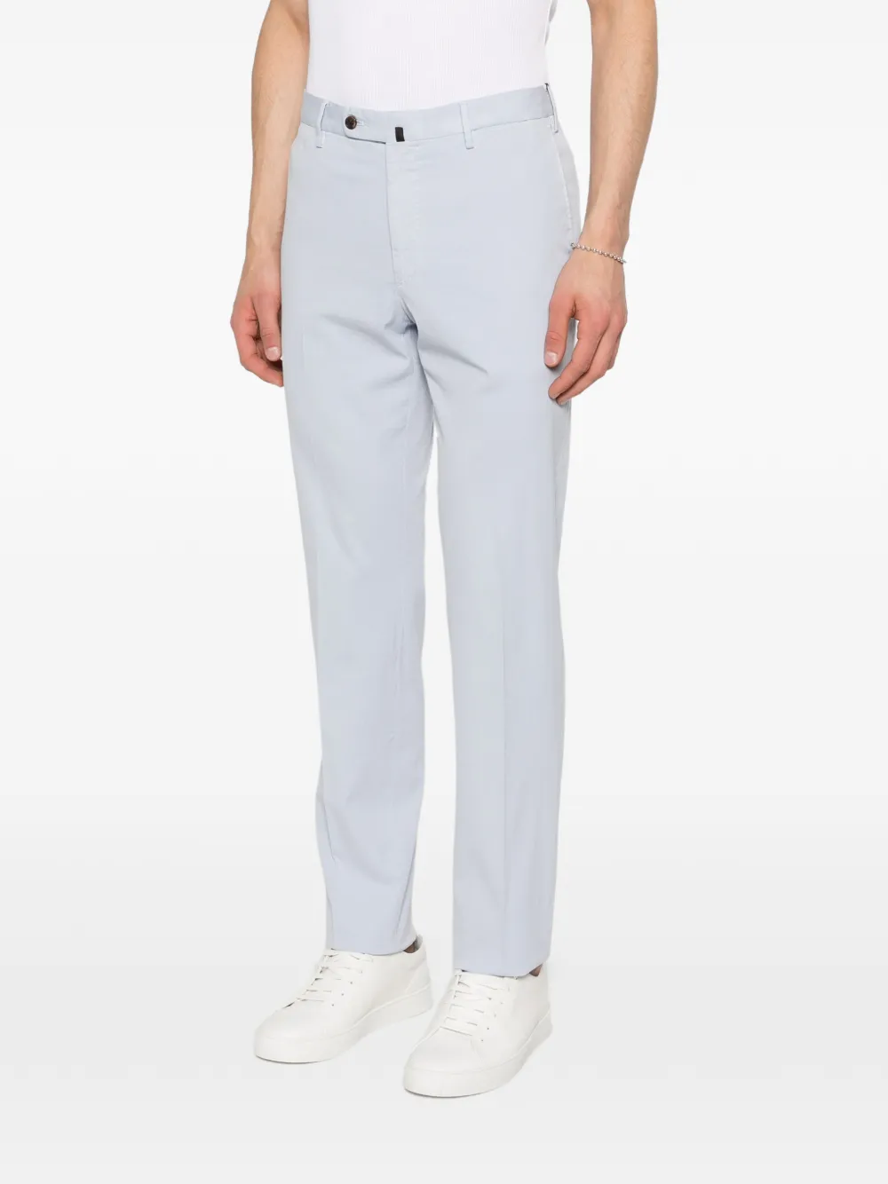  Incotex Front-crease Trousers - Blue 