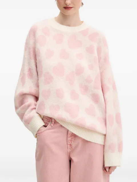HUGO Sallyna 心形图案毛衣