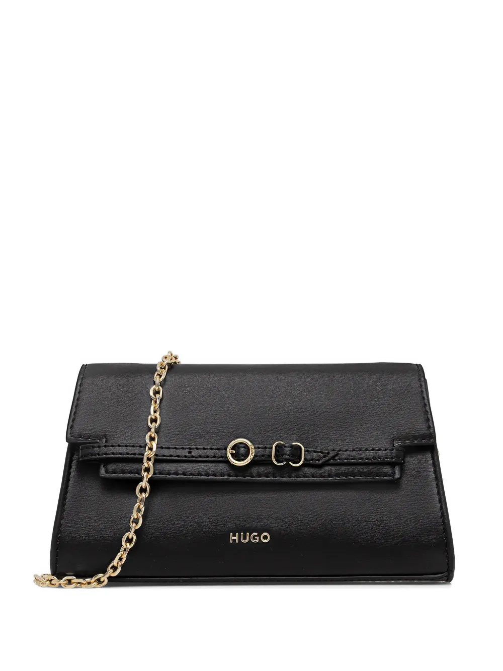 HUGO chain strap detail cross body bag - Nero