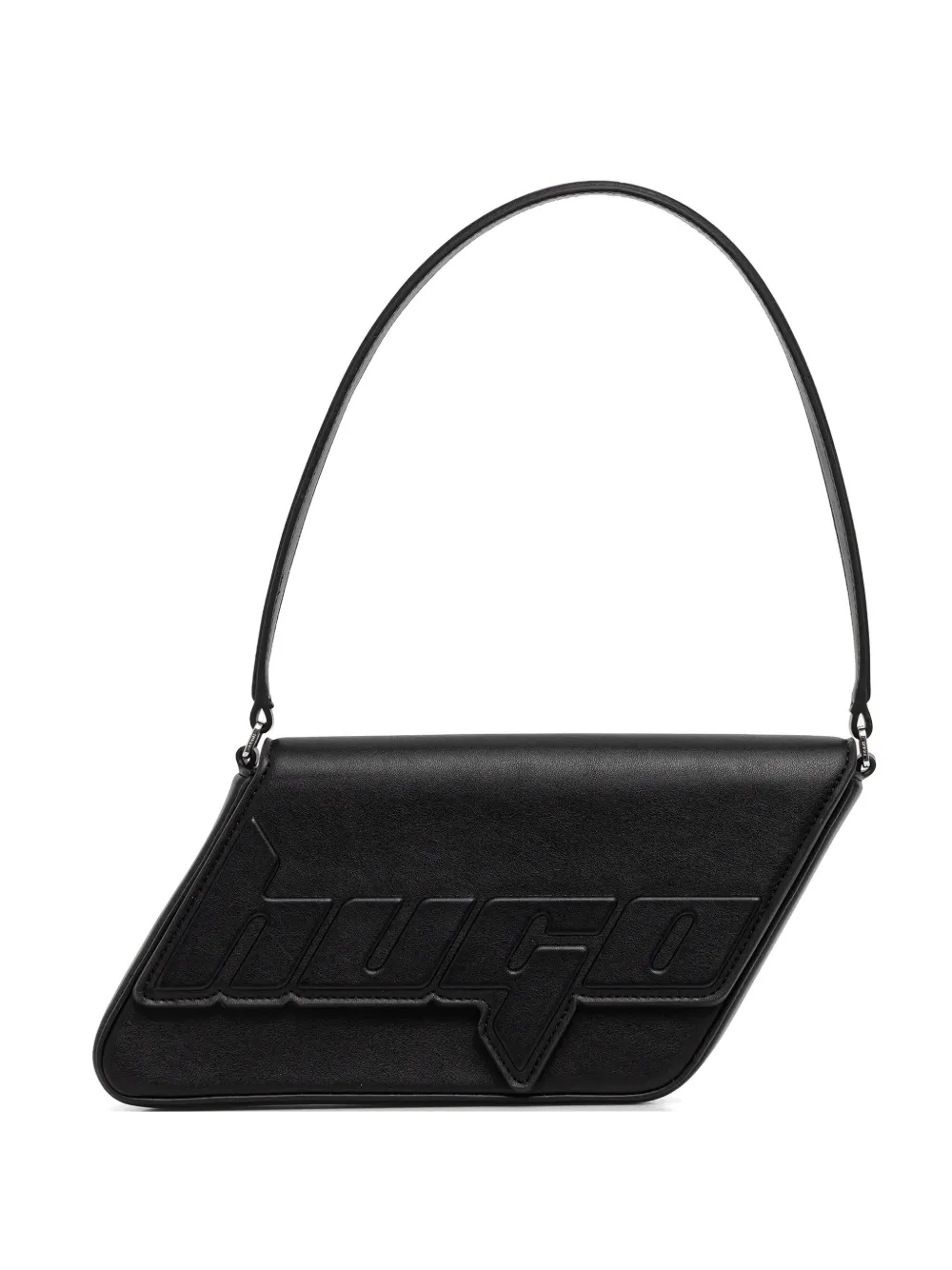 HUGO logo shoulder bag - Nero