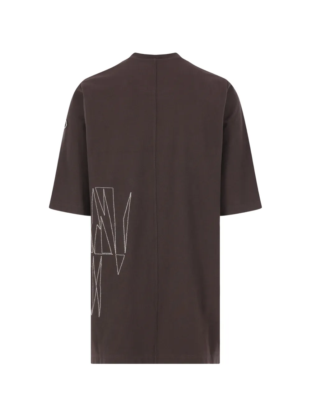 Moncler Jumbo T-shirt met grafische print Bruin