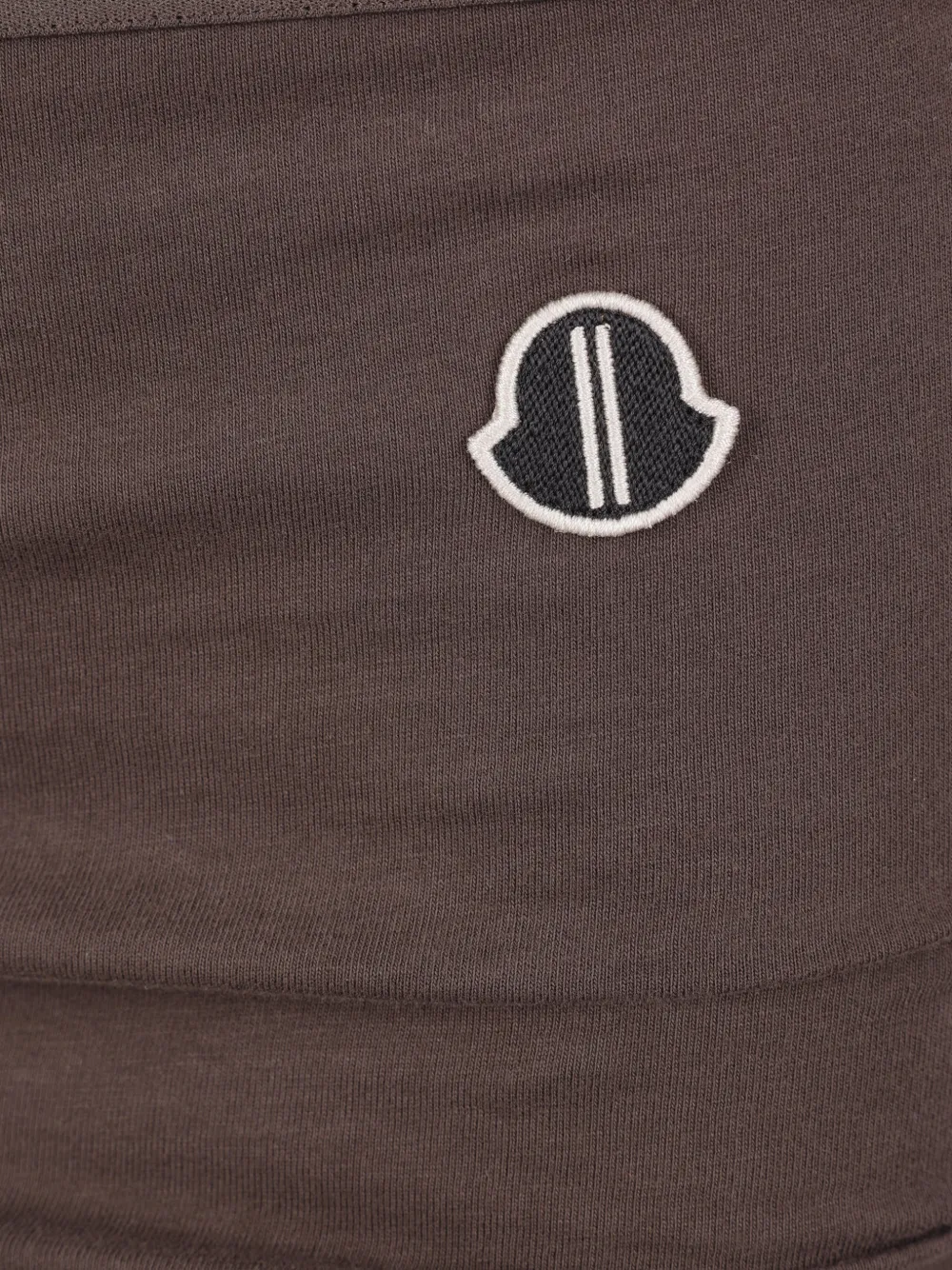 Moncler x Rick Owens maxi-rok met trekkoord en logopatch Bruin
