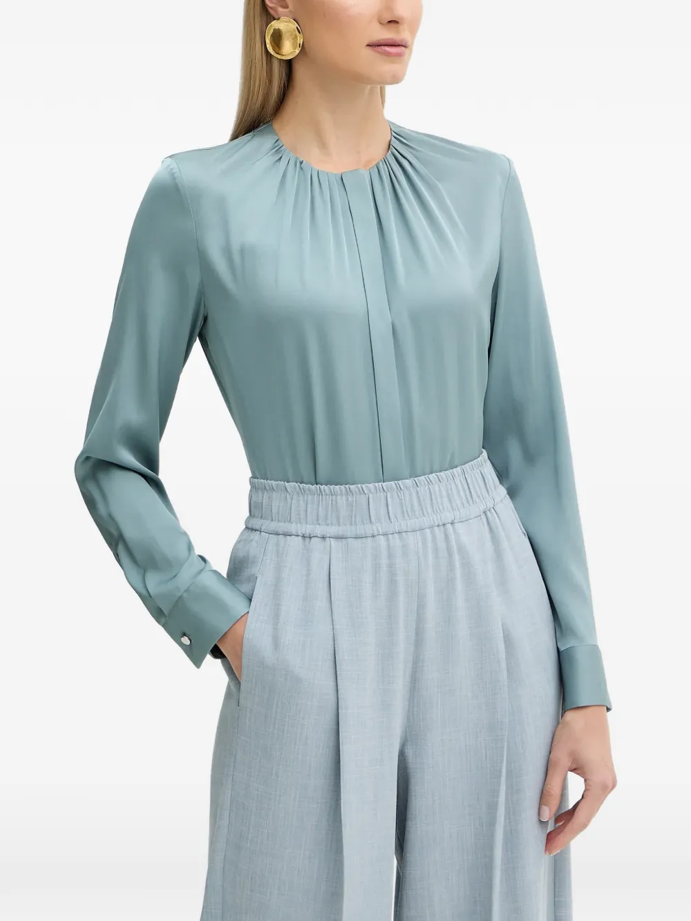 BOSS Banorah blouse - Blu