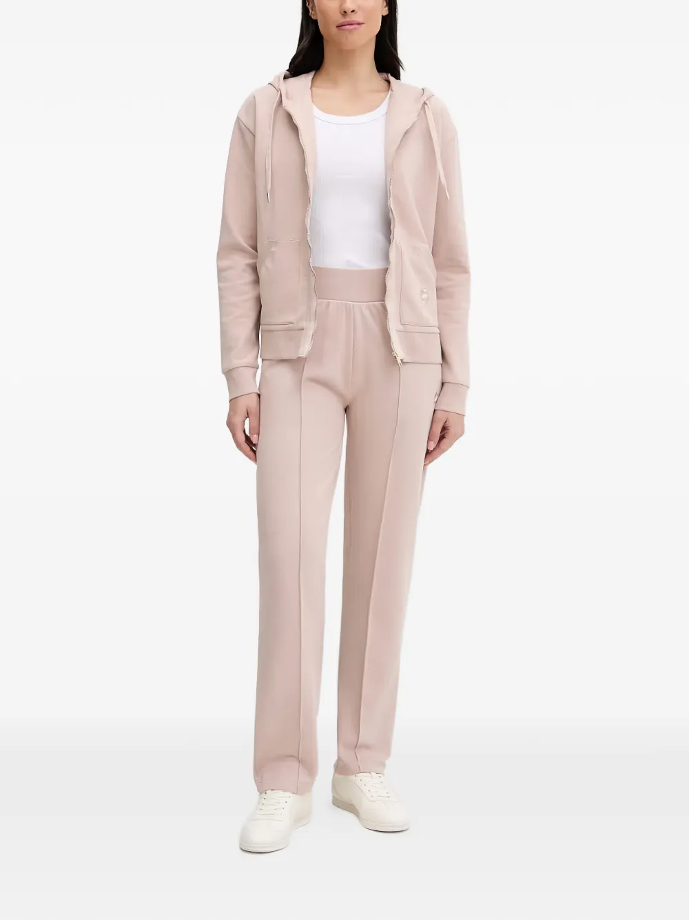 BOSS Shiny B trainingsbroek Beige