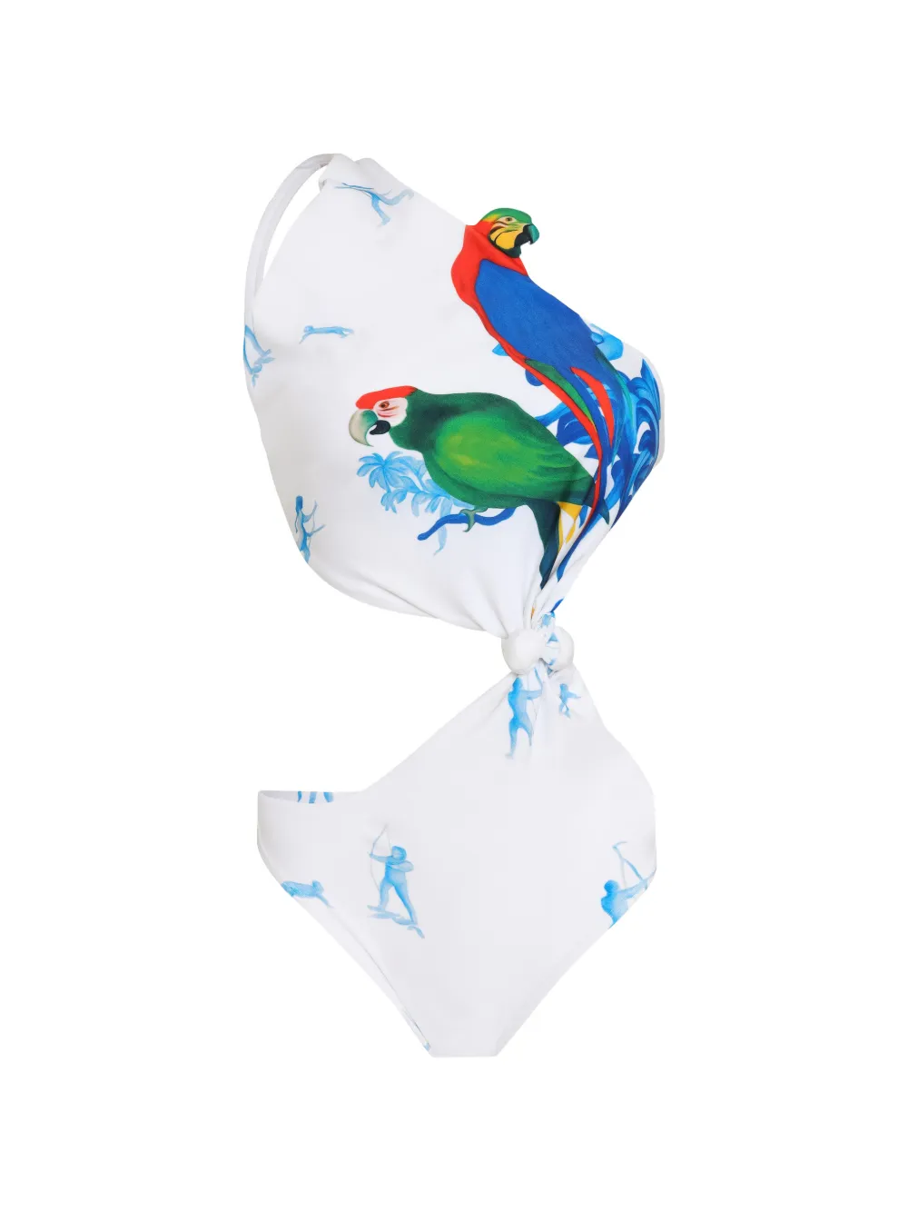 Amir Slama cut-out swimsuit - Bianco