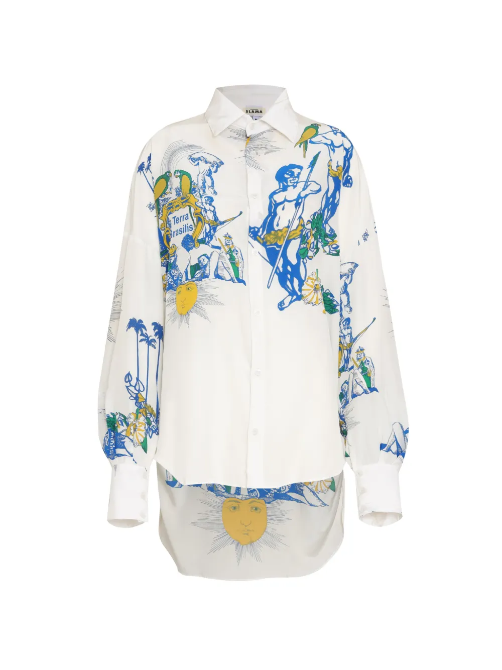 Amir Slama printed shirt - Weiß