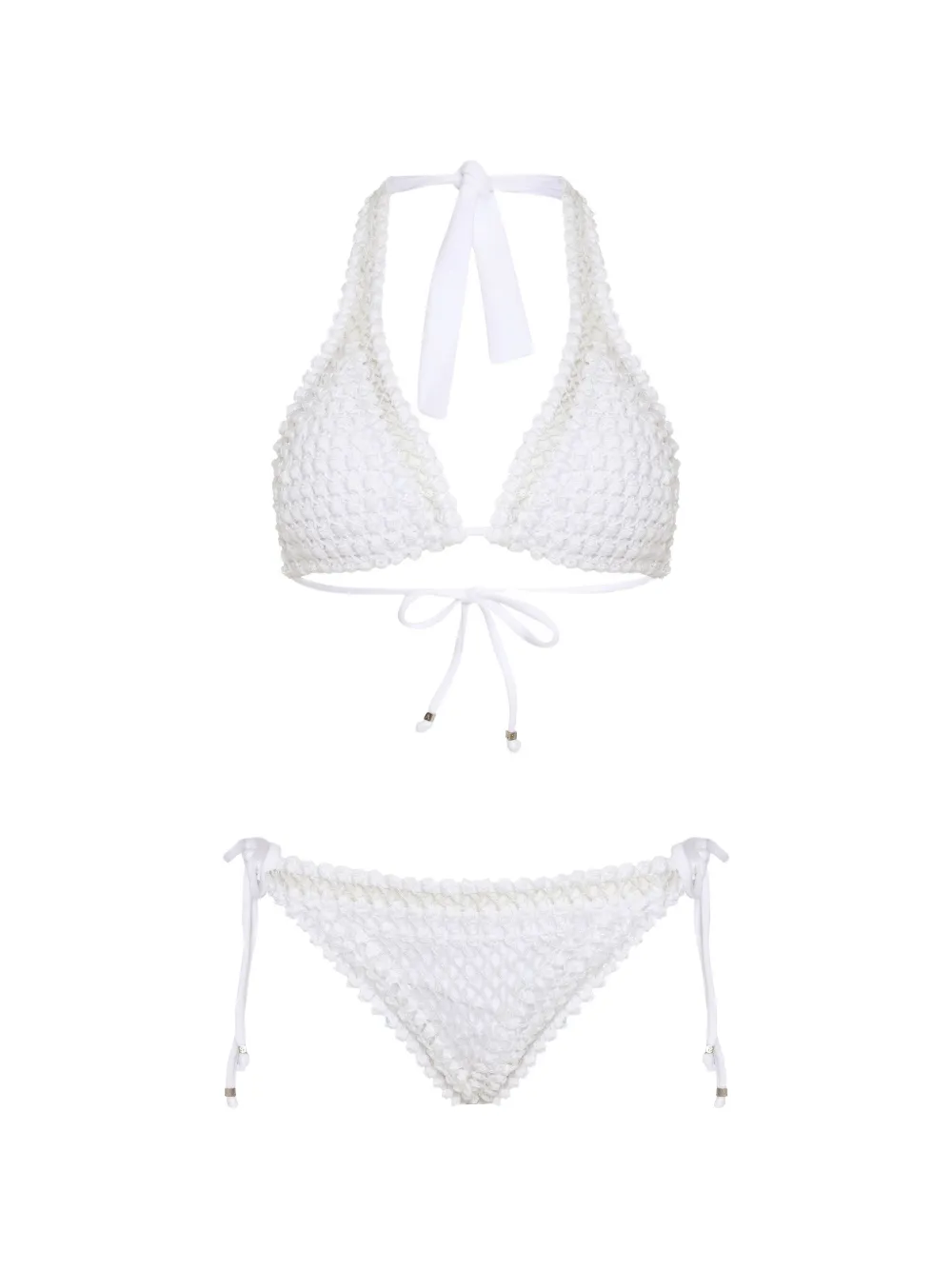 Amir Slama tie bikini - Bianco