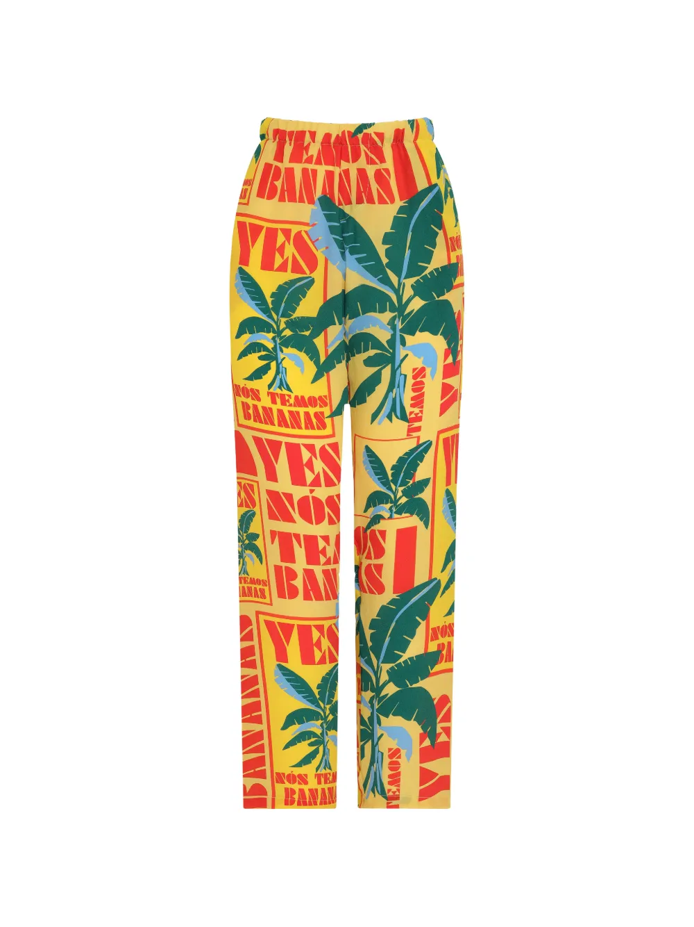 Amir Slama printed trousers - Giallo