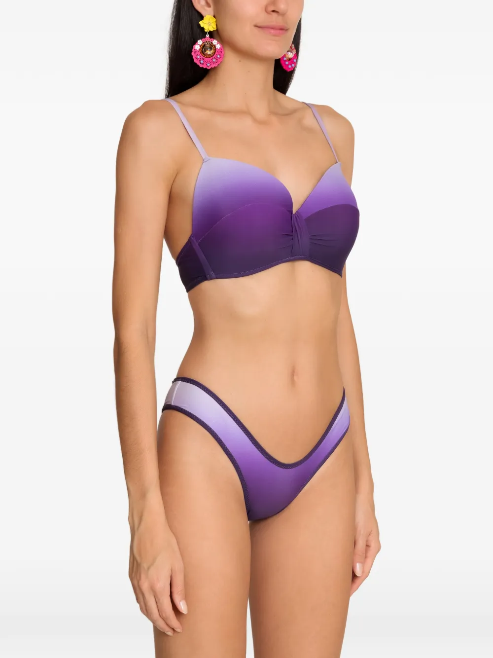 Amir Slama Ombré bikini Paars