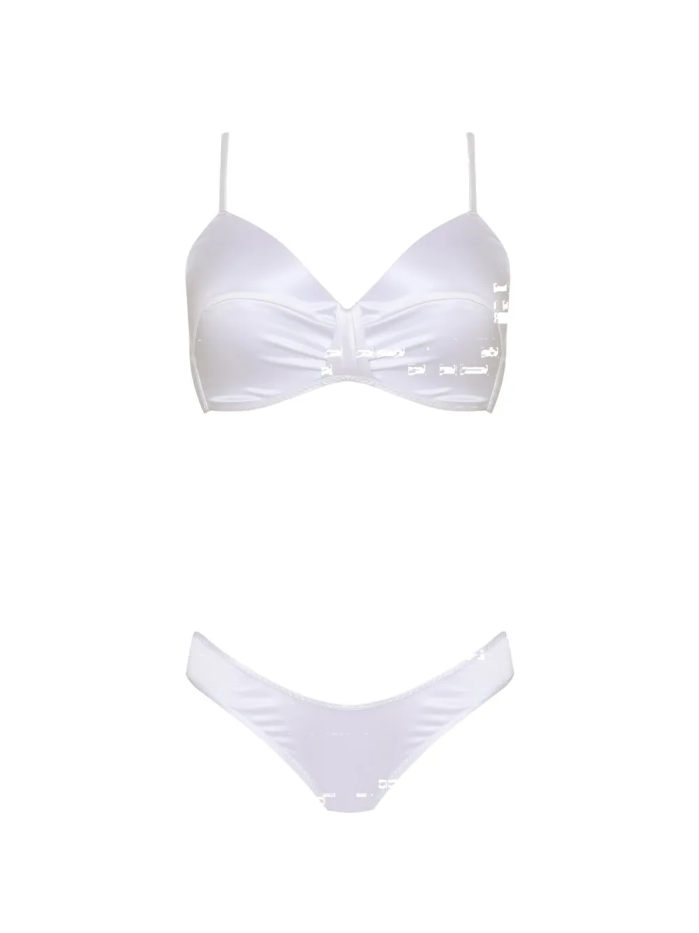 Amir Slama gathered string bikini - Bianco