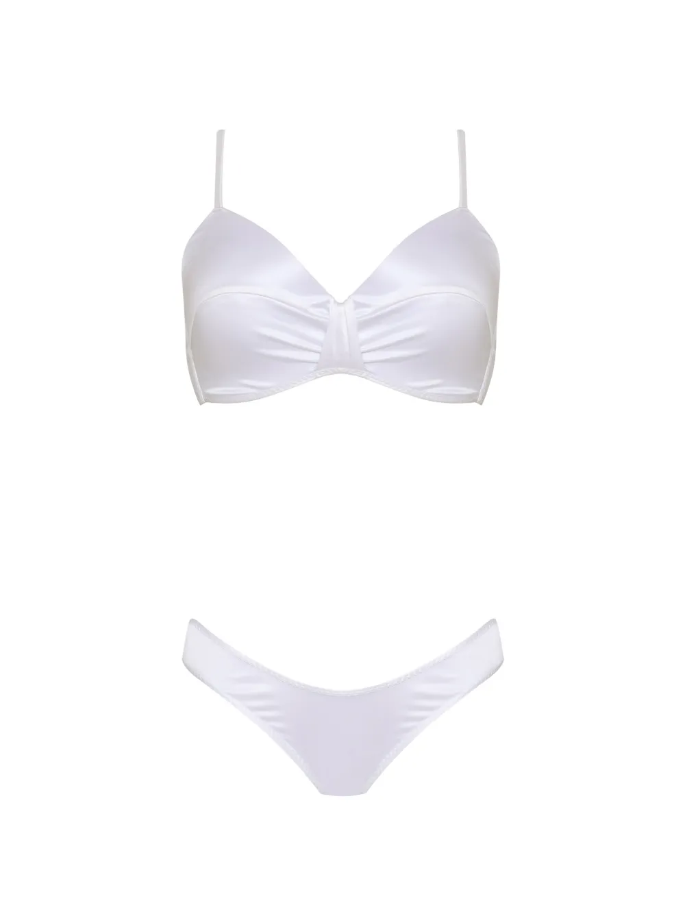 Amir Slama gathered string bikini - Bianco