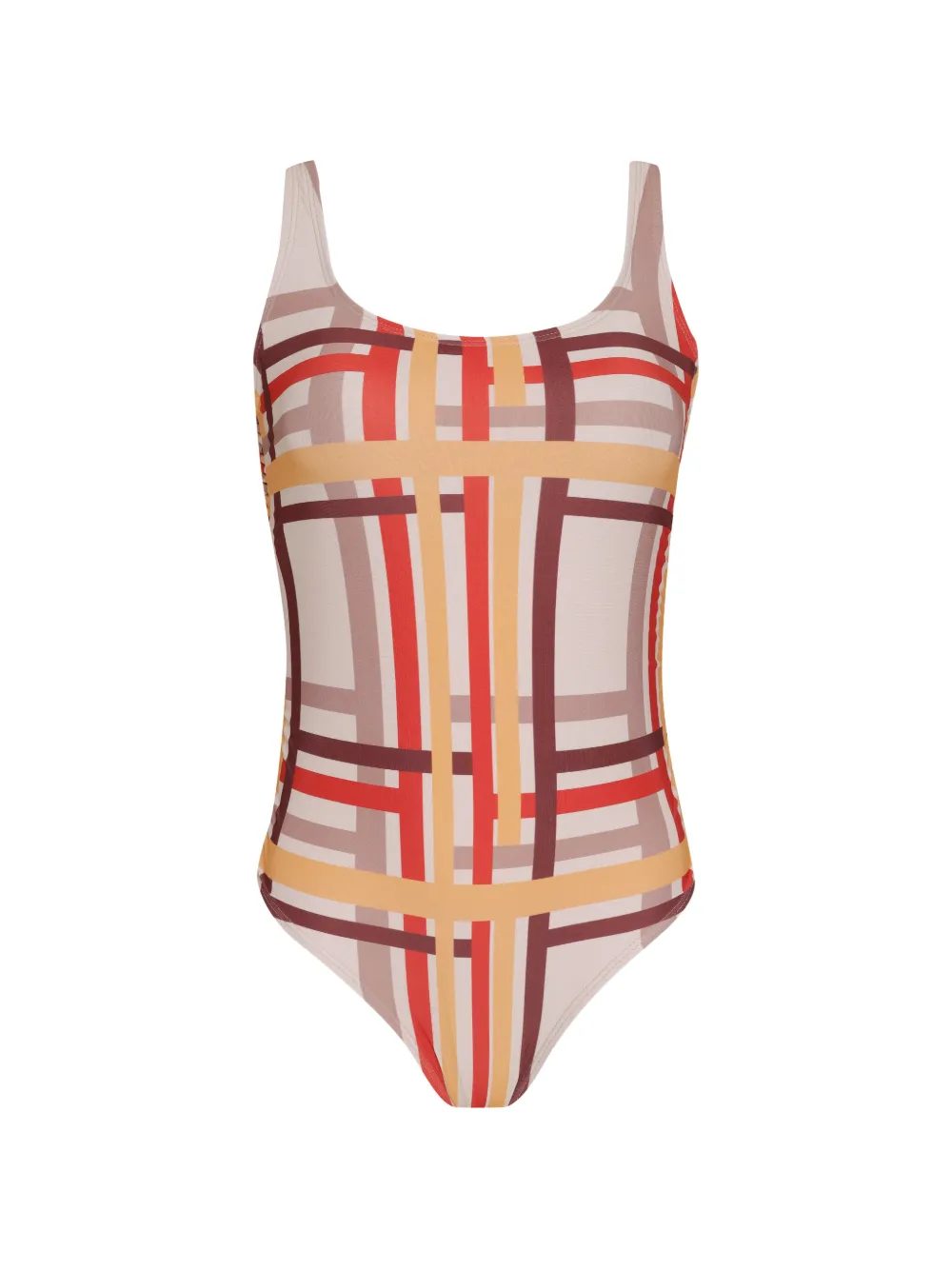 Amir Slama checked swimsuit - Toni neutri