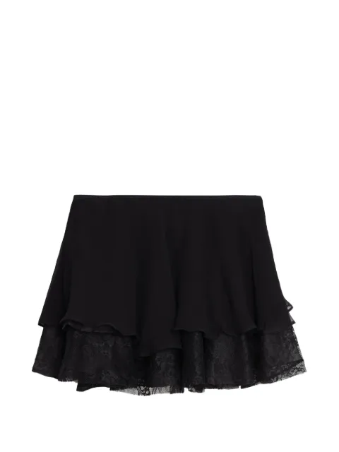 Amir Slama lace tiered skirt