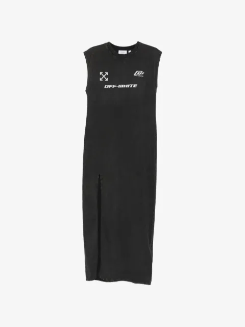 Off-White Lockeres Racer Jerseykleid