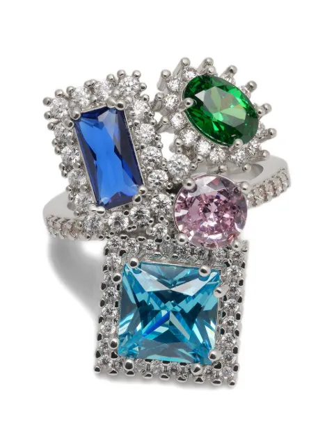 Maison Margiela stone-embellished cluster ring