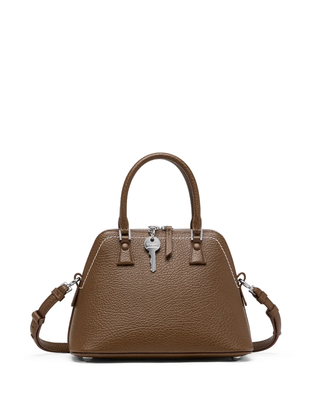 Maison Margiela 5AC Classique kleine shopper Bruin
