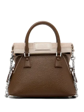 ね*ぎ様 maison margiela 5ac マイクロ Maison Margiela Micro 5AC Tote Bag | Brown | FARFETCH