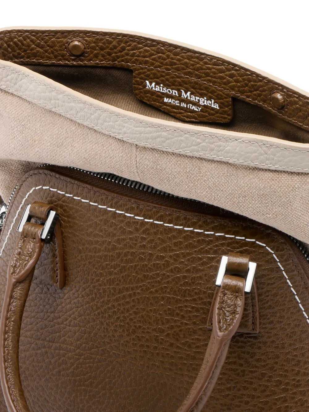 Maison Margiela 5AC mini-shopper Bruin