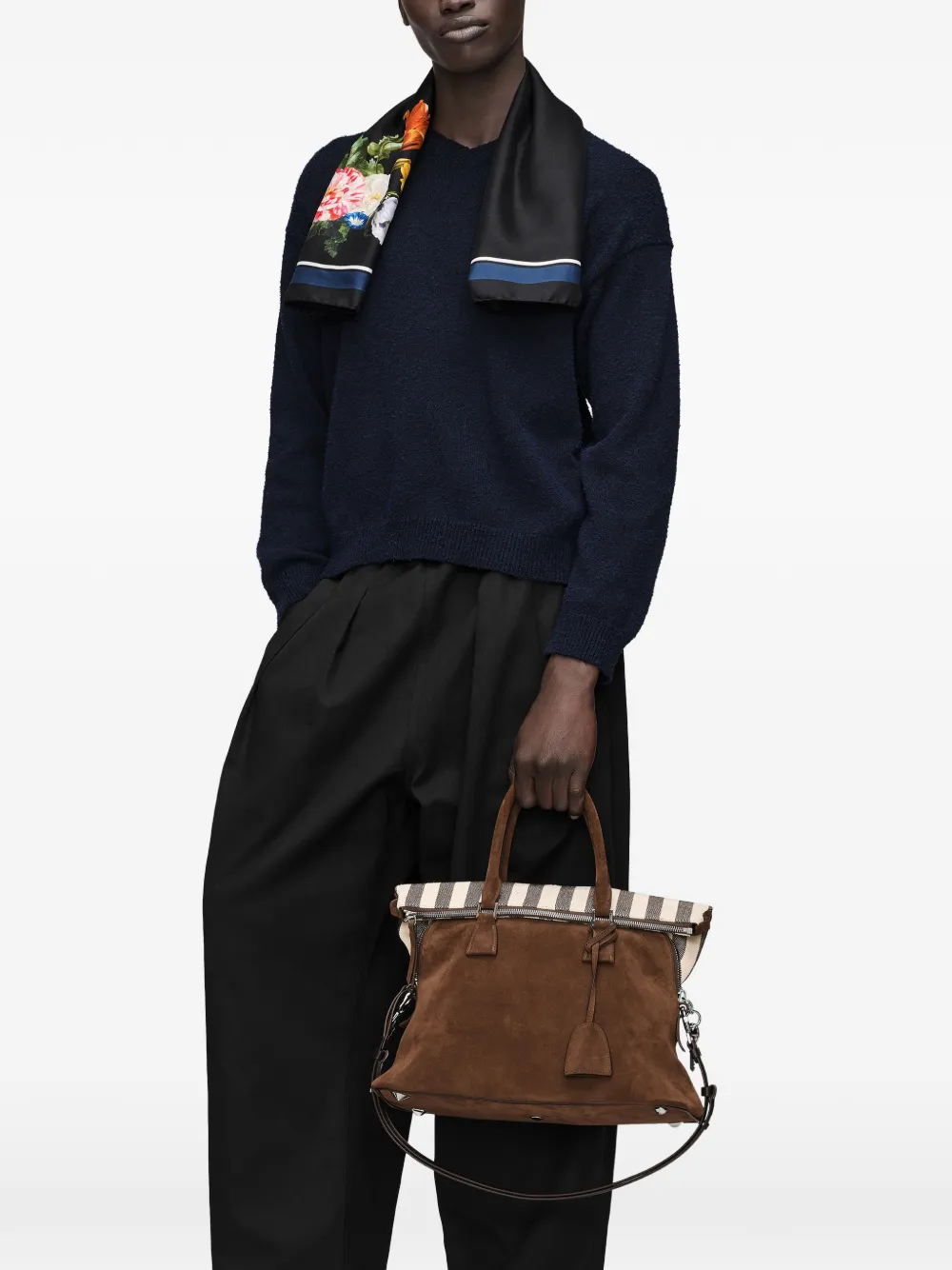 Maison Margiela 5AC medium shopper Bruin
