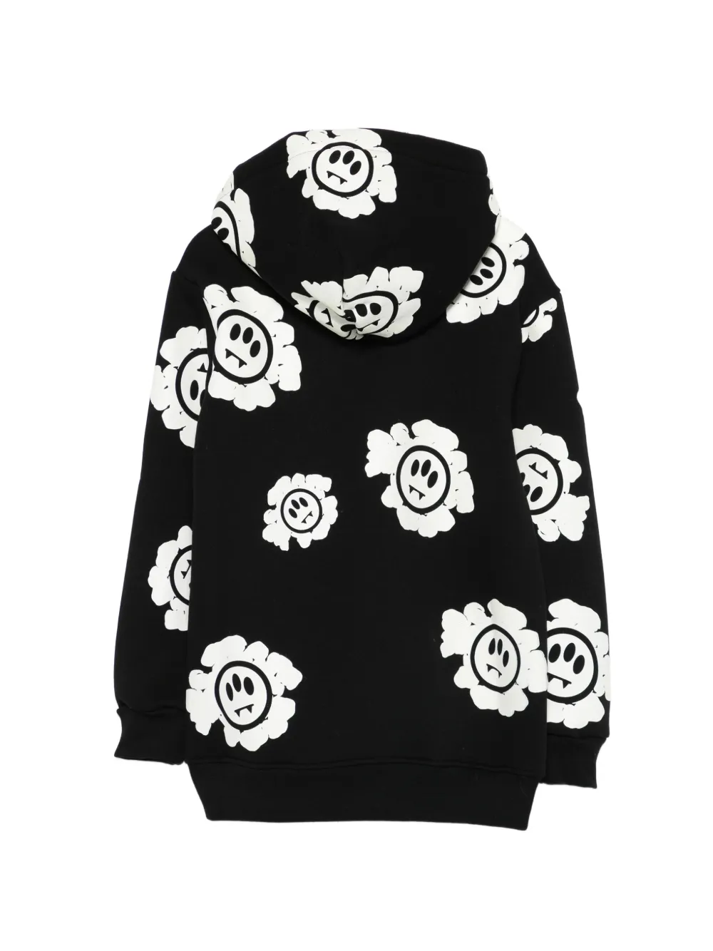 Barrow kids Hoodie met logopatroon Zwart
