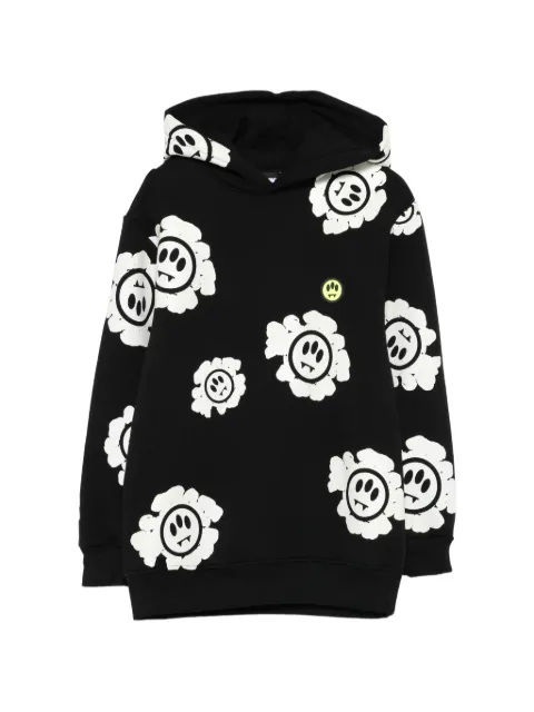 Barrow kids logo-patterned hoodie
