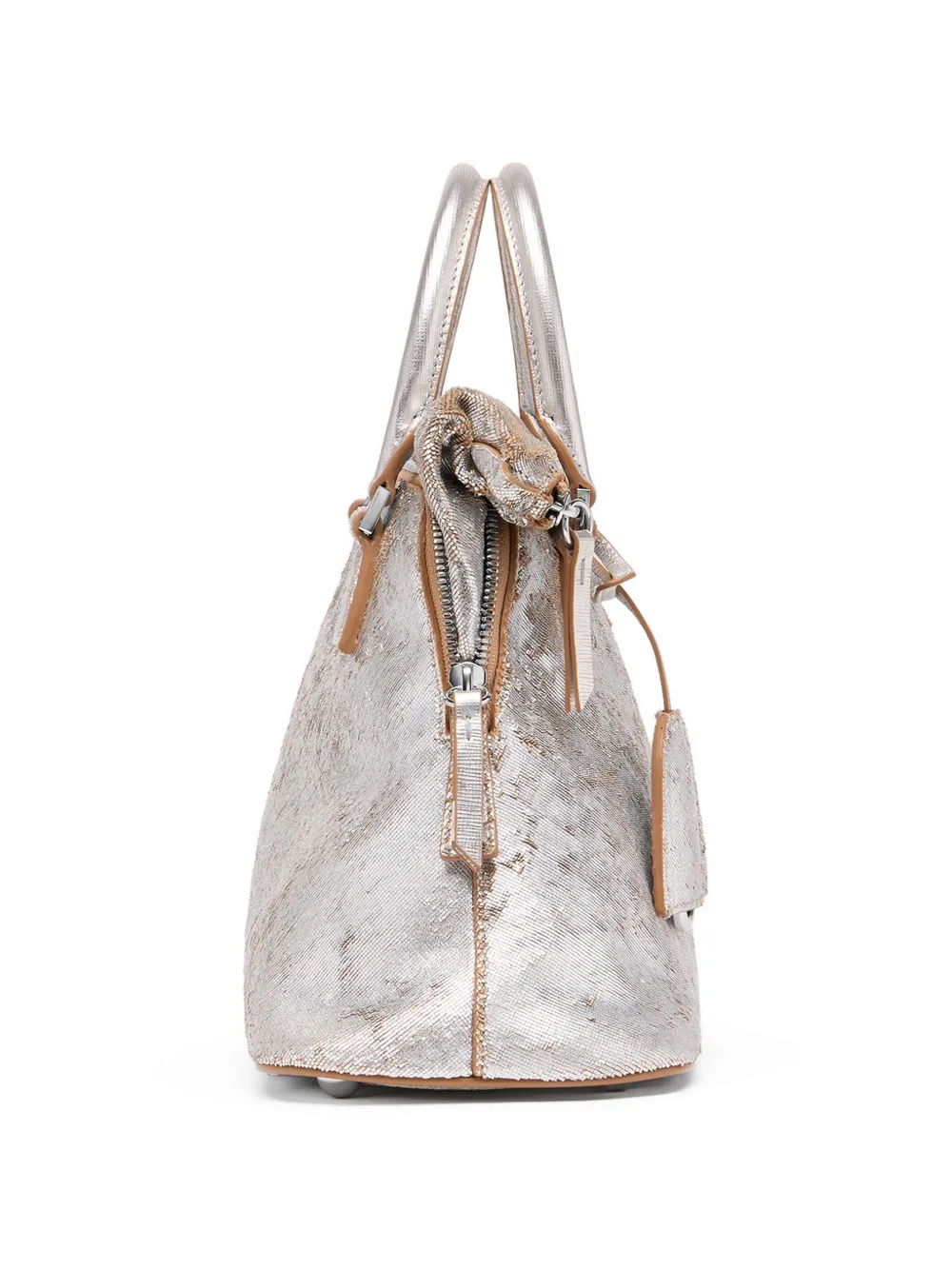 Maison Margiela 5AC kleine shopper Zilver