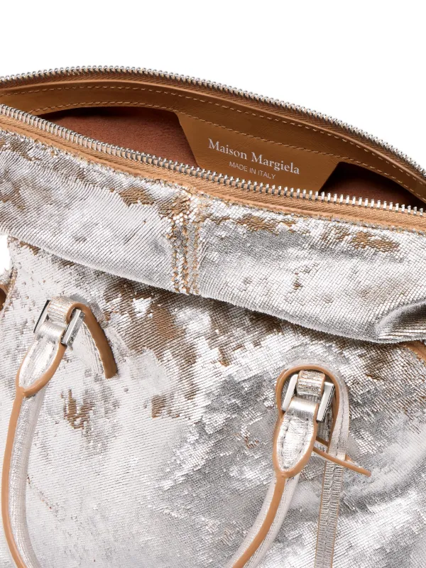 Maison Margiela Mini 5AC Tote Bag | Silver | FARFETCH
