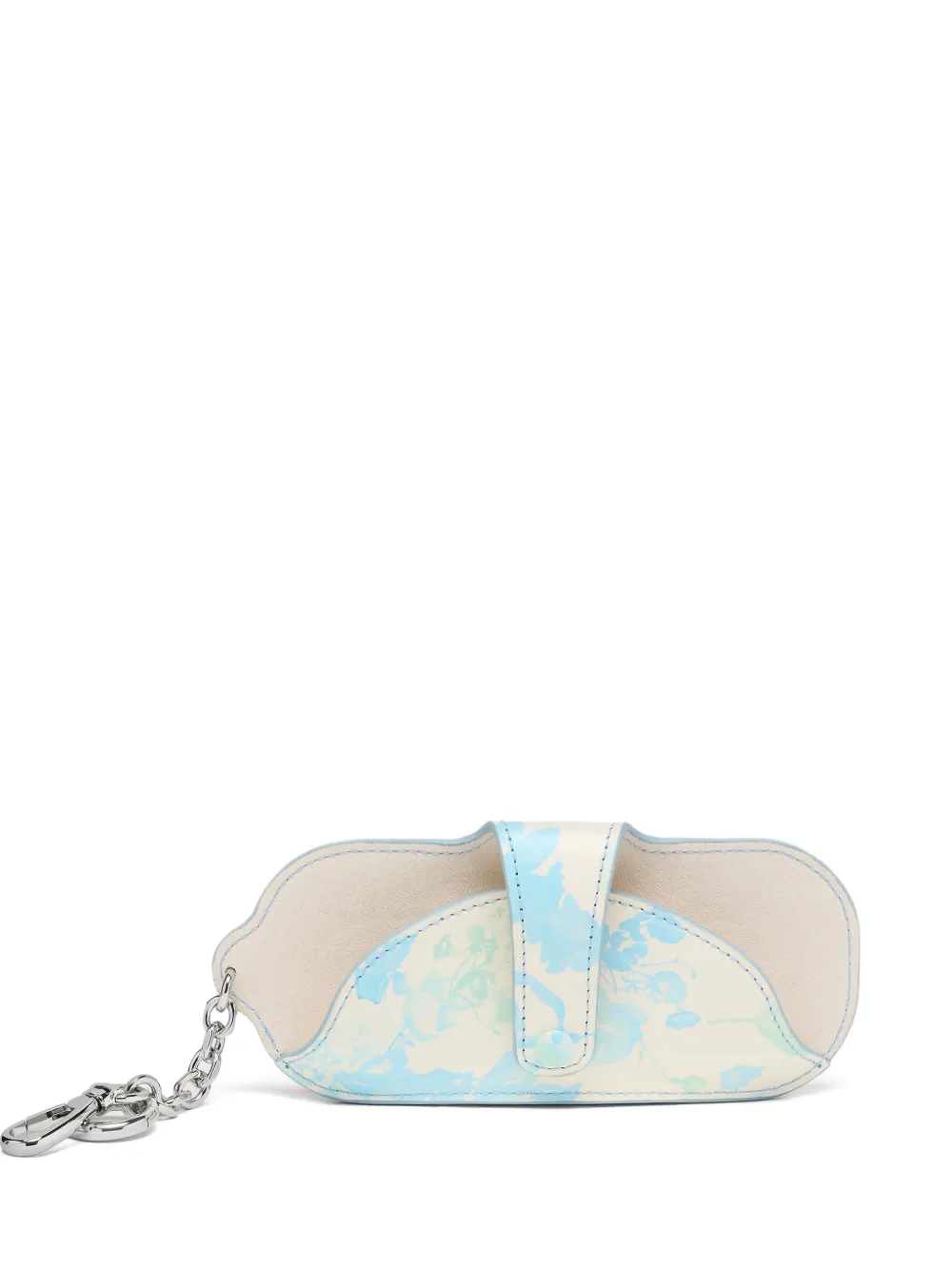 Maison Margiela floral-print sunglasses keyring - Blue
