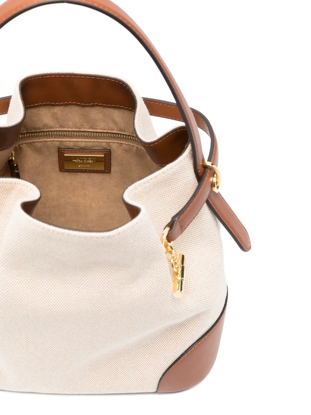Lauren Ralph Lauren Shopper met gespketting Beige