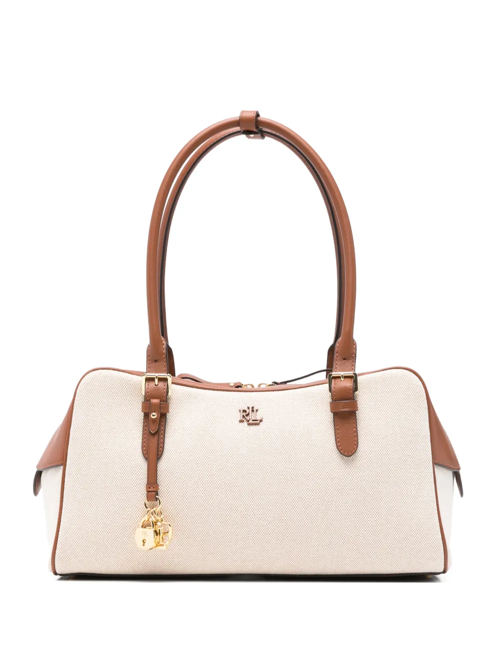 Lauren Ralph Lauren buckle charm tote bag - Toni neutri
